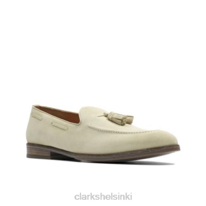 clarks taupe mokkanahka Citi stride slip Clarks miehet 2DHN4401 taupe mokka