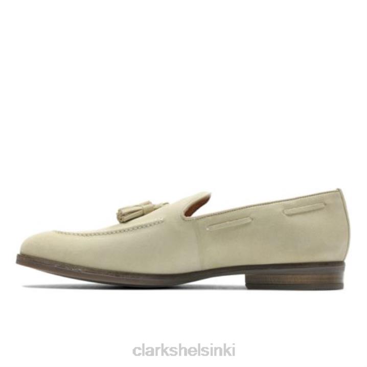 clarks taupe mokkanahka Citi stride slip Clarks miehet 2DHN4401 taupe mokka