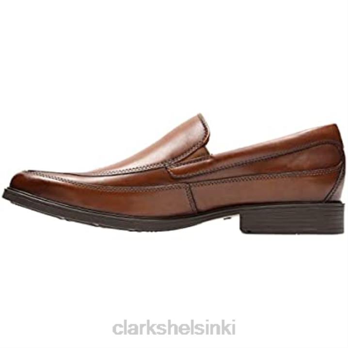 miesten tilden vapaa loafer clarks ruskea tummanruskea nahka Clarks miehet 2DHN1445 ruskea tummanruskea nahka