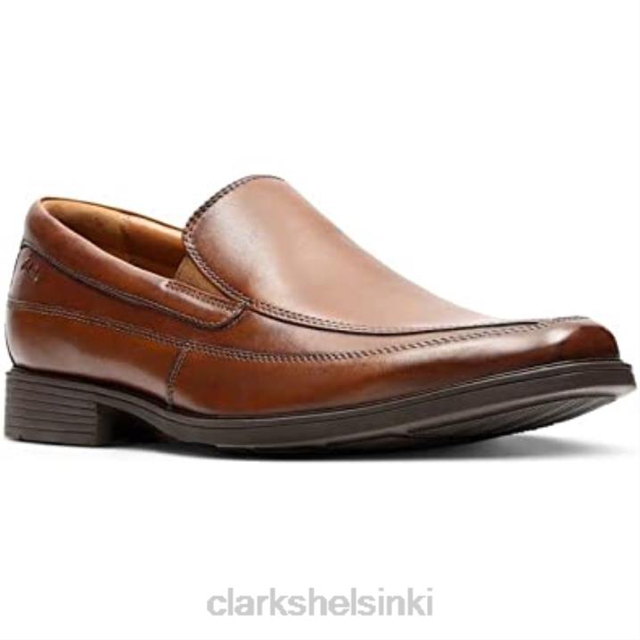 miesten tilden vapaa loafer clarks ruskea tummanruskea nahka Clarks miehet 2DHN1445 ruskea tummanruskea nahka