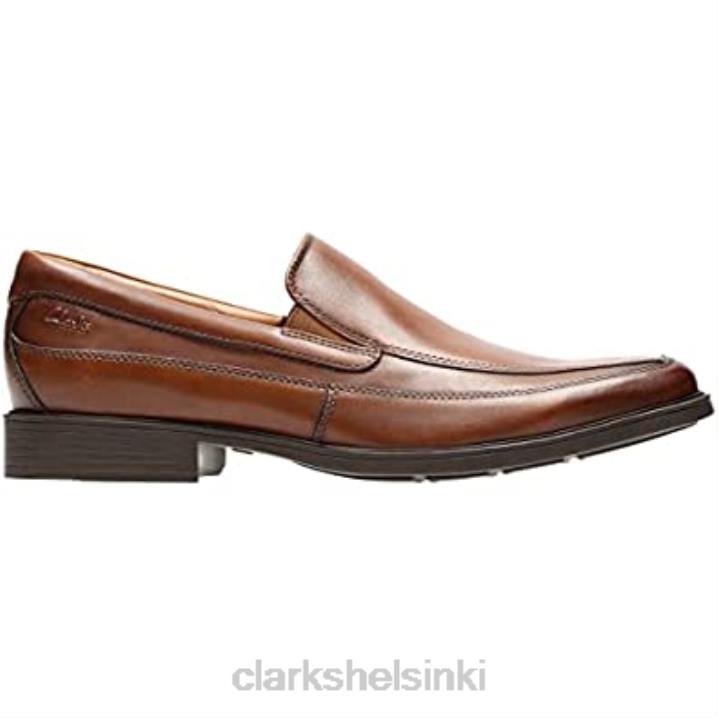 miesten tilden vapaa loafer clarks ruskea tummanruskea nahka Clarks miehet 2DHN1445 ruskea tummanruskea nahka