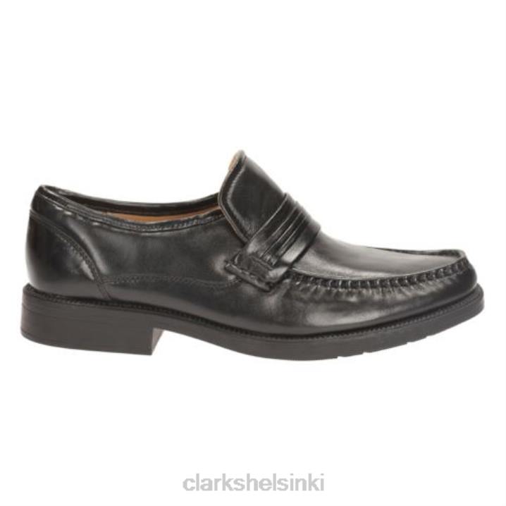 rakeet työ clarks musta nahka Clarks miehet 2DHN4407 musta nahka
