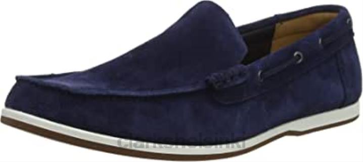 sininen laivasto miesten morven sun loafers clarks Clarks miehet 2DHN1204 sininen laivasto