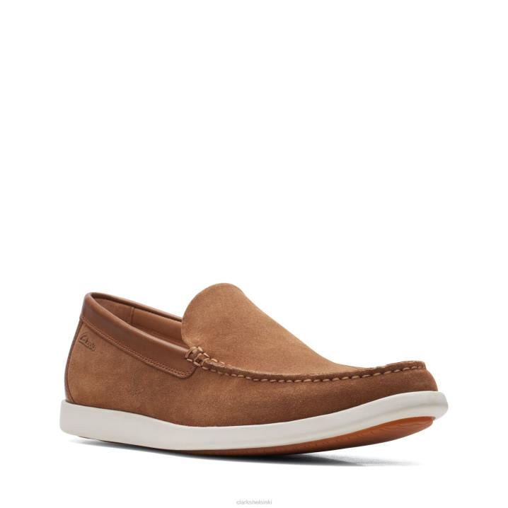 tan clarks ferius creek Clarks miehet 2DHN3683 rusketus