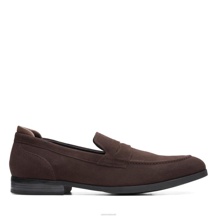 tummanruskea mokka bradish helpottaa clarks Clarks miehet 2DHN3516 tummanruskea mokka