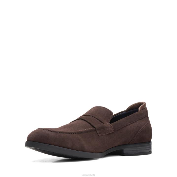 tummanruskea mokka bradish helpottaa clarks Clarks miehet 2DHN3516 tummanruskea mokka