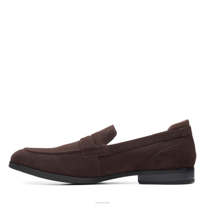 tummanruskea mokka bradish helpottaa clarks Clarks miehet 2DHN3516 tummanruskea mokka