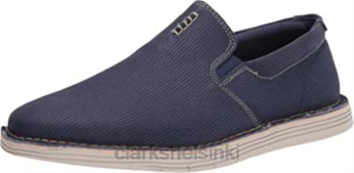 tummansininen canvas clarks miesten takomaton loafer Clarks miehet 2DHN2352 tummansininen kangas