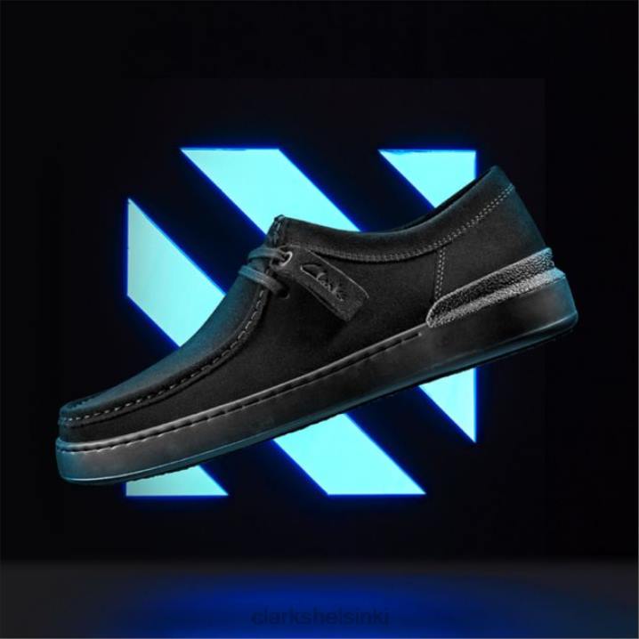 Court lite wally musta/musta clarks Clarks miehet 2DHN6567 musta