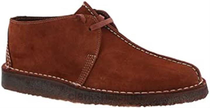 Miesten viininpunaiset mokkanahkaiset clarks-vaelluskengät Clarks miehet 2DHN211