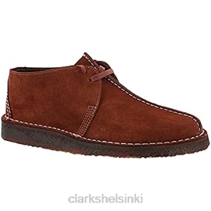 Miesten viininpunaiset mokkanahkaiset clarks-vaelluskengät Clarks miehet 2DHN211