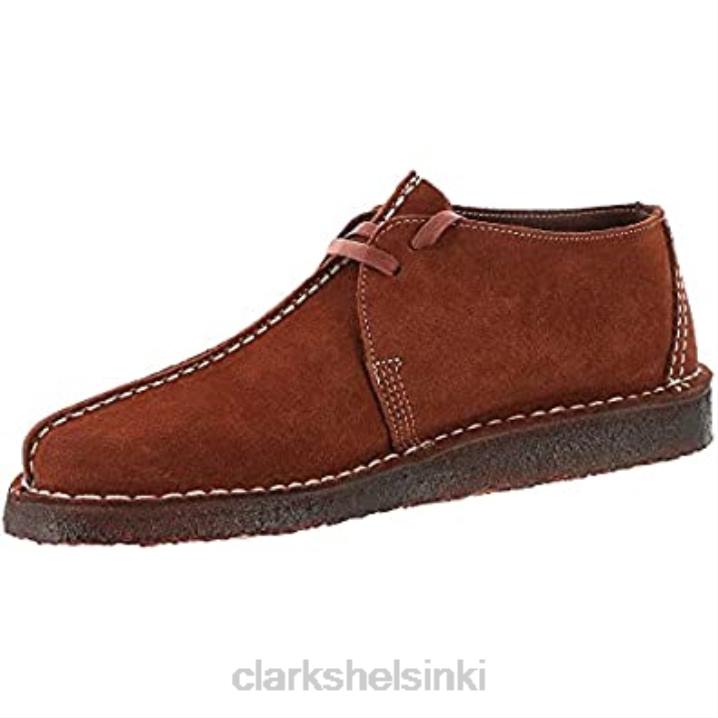 Miesten viininpunaiset mokkanahkaiset clarks-vaelluskengät Clarks miehet 2DHN211