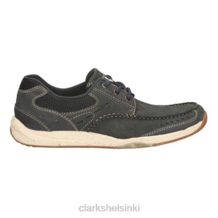 allston edge clarks navy nubuck Clarks miehet 2DHN4525 laivaston nubukki