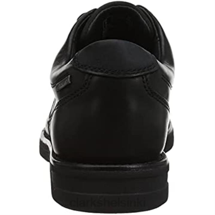 black clarks banning lo gtx mustat nahkaiset miesten muodolliset kengät Clarks miehet 2DHN712 musta