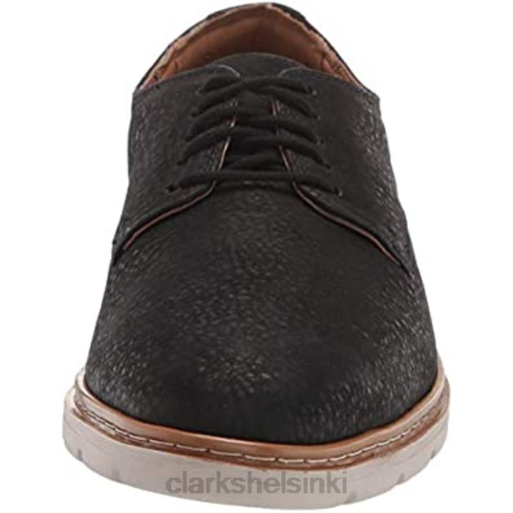 clarks black nubuck mens lug lite matalat kengät Clarks miehet 2DHN2873 musta nubukki