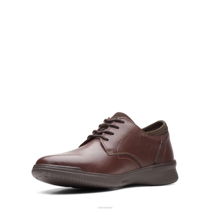 clarks mahoga ny leather donaway plain Clarks miehet 2DHN3473 mahonki nahkaa