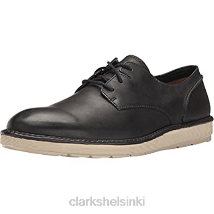 clarks miesten fayeman pitsiä laivastonsininen nahkakenkä Clarks miehet 2DHN2816