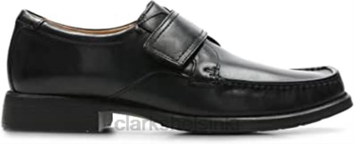 clarks miesten tarranauhalla moccasshoes huckley roll musta nahka Clarks miehet 2DHN1720