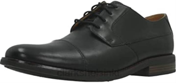 clarks musta miesten becken-lippis Clarks miehet 2DHN2641 musta nahka