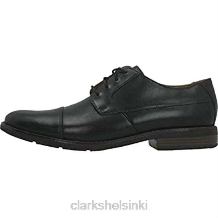 clarks musta miesten becken-lippis Clarks miehet 2DHN2641 musta nahka