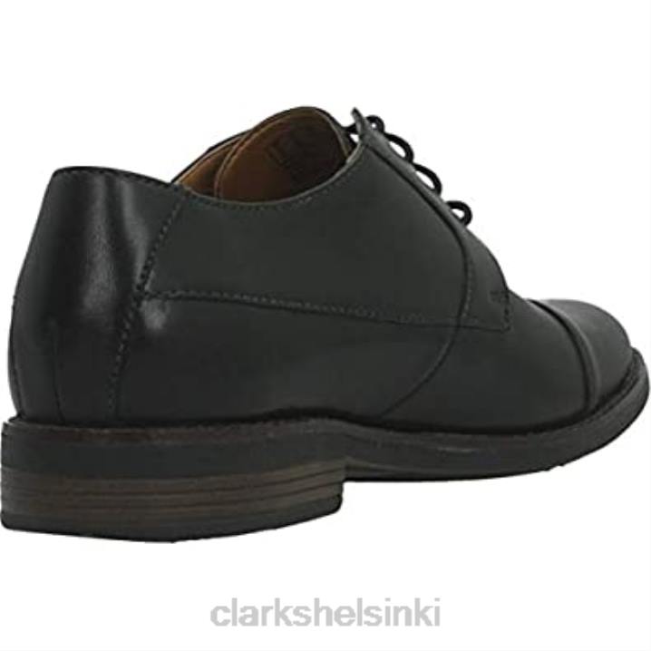 clarks musta miesten becken-lippis Clarks miehet 2DHN2641 musta nahka