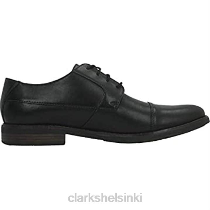 clarks musta miesten becken-lippis Clarks miehet 2DHN2641 musta nahka
