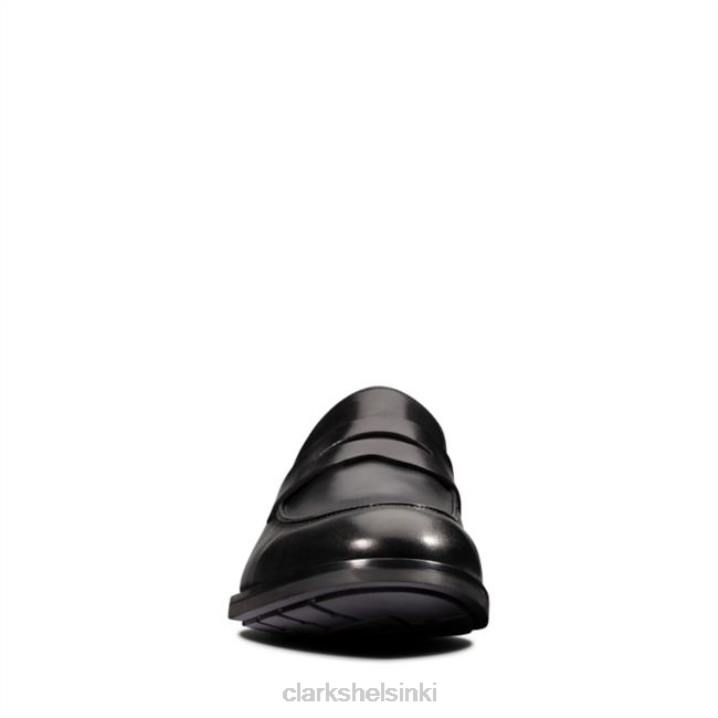 clarks ronnie step black nahka musta nahka Clarks miehet 2DHN5562 musta nahka