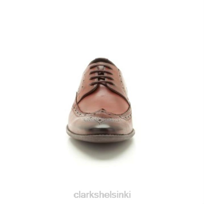 clarks ruskea nahka karttaraja Clarks miehet 2DHN4529 ruskeaa nahkaa