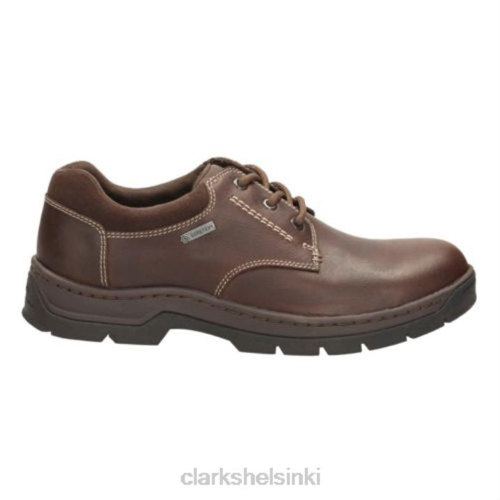 clarks stantenwalk gtx mahoga ny nahka Clarks miehet 2DHN4514 mahonki nahkaa