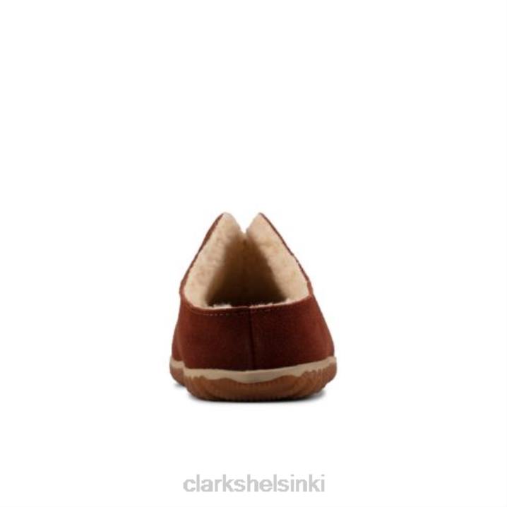 clarks tummanruskea mokkanahka kotityyliin Clarks miehet 2DHN4457 tummanruskea mokka