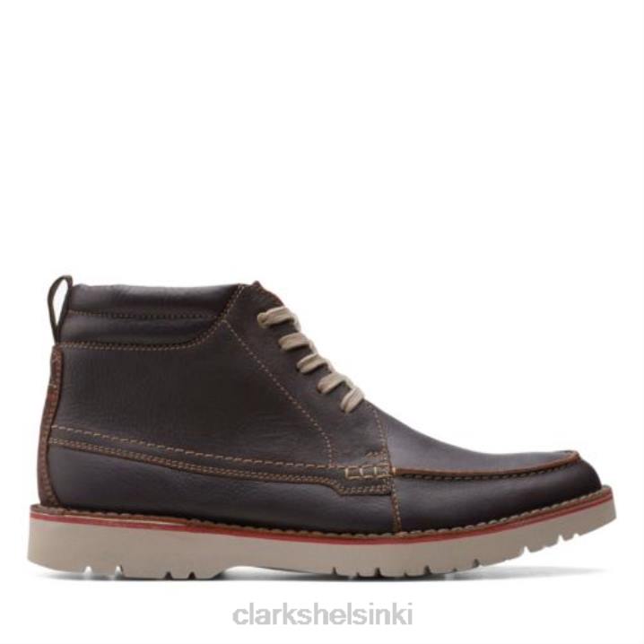 clarks vargo moc ruskeaa nahkaa Clarks miehet 2DHN4538 ruskeaa nahkaa