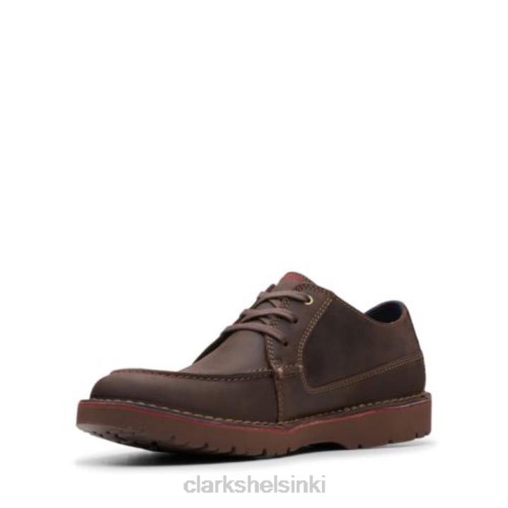 clarks vargo vibe tummanruskeaa nahkaa Clarks miehet 2DHN4442 tummanruskeaa nahkaa