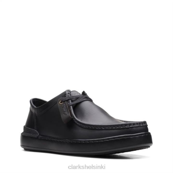 court lite wally black leather musta nahka clarks Clarks miehet 2DHN5534 musta nahka