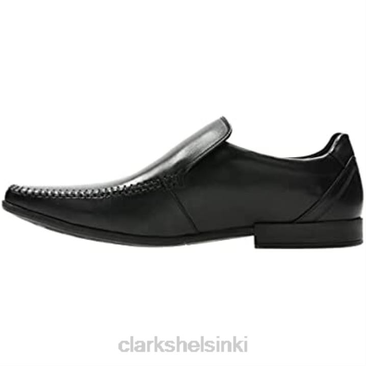 glement sauma nahkakengät mustat clarks Clarks miehet 2DHN1333