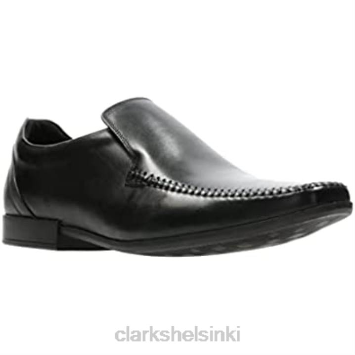 glement sauma nahkakengät mustat clarks Clarks miehet 2DHN1333