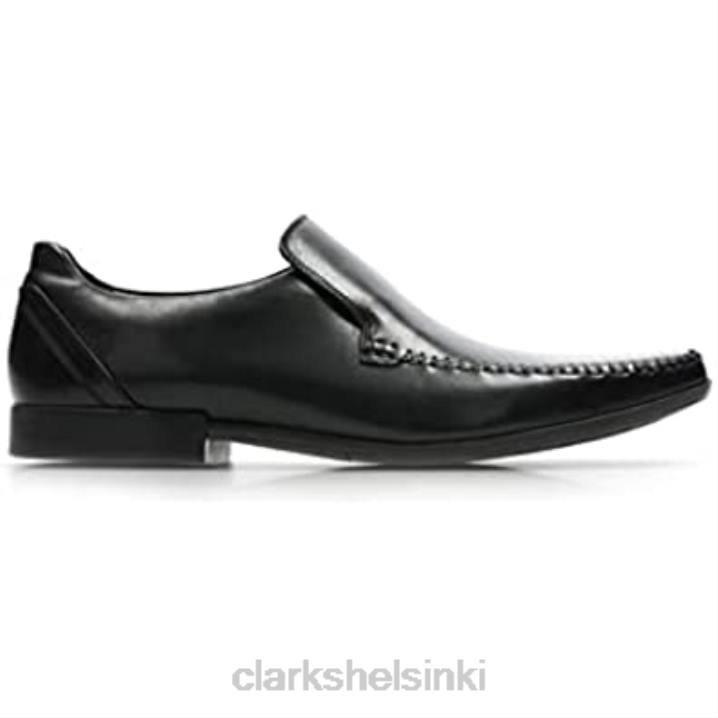 glement sauma nahkakengät mustat clarks Clarks miehet 2DHN1333