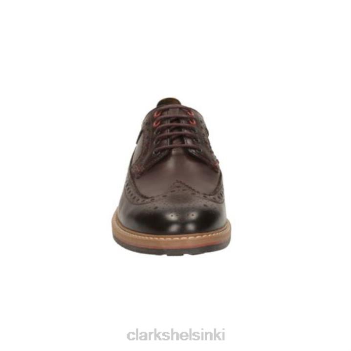kastanja nahka pitney limit clarks Clarks miehet 2DHN4516 kastanjan nahkaa