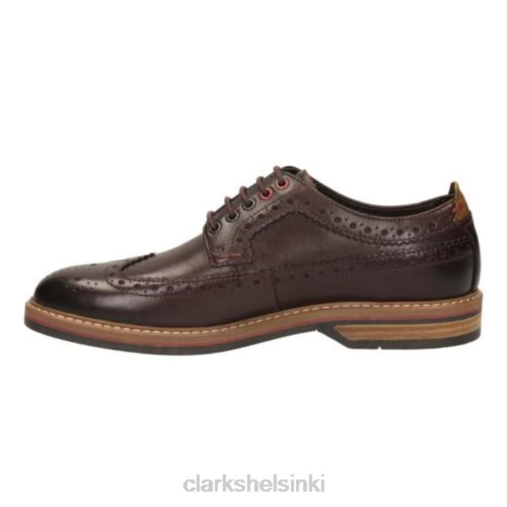 kastanja nahka pitney limit clarks Clarks miehet 2DHN4516 kastanjan nahkaa