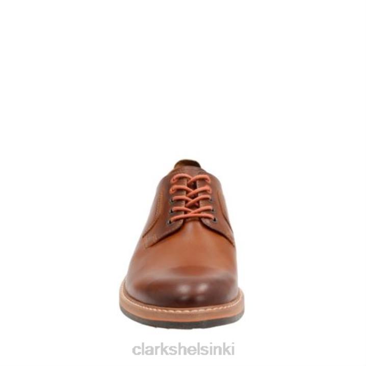 konjakkinahka clarks pitney walk Clarks miehet 2DHN4448 konjakin nahkaa