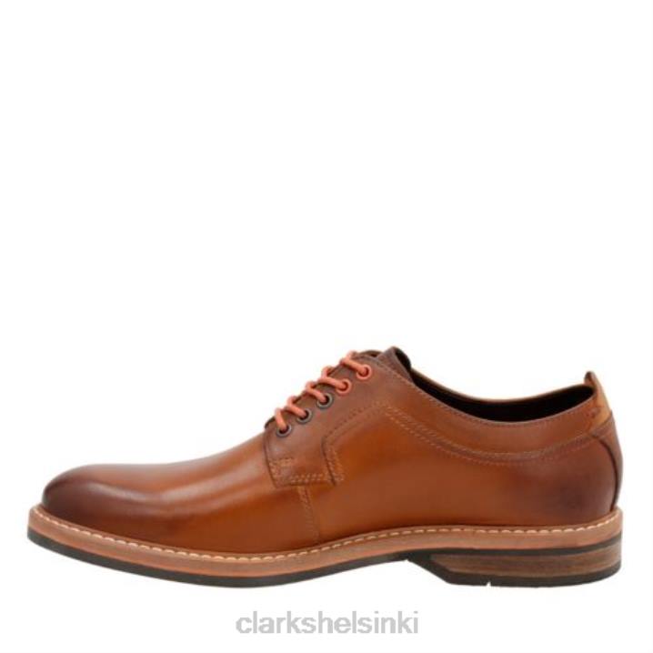 konjakkinahka clarks pitney walk Clarks miehet 2DHN4448 konjakin nahkaa
