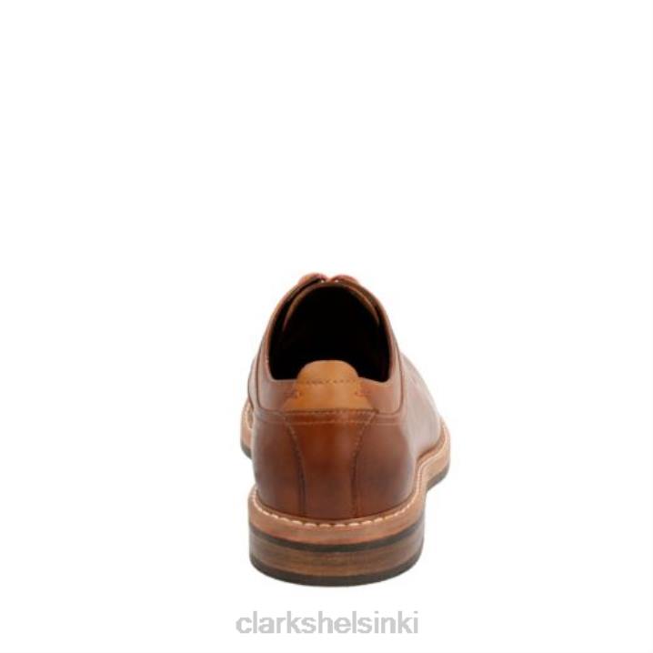 konjakkinahka clarks pitney walk Clarks miehet 2DHN4448 konjakin nahkaa