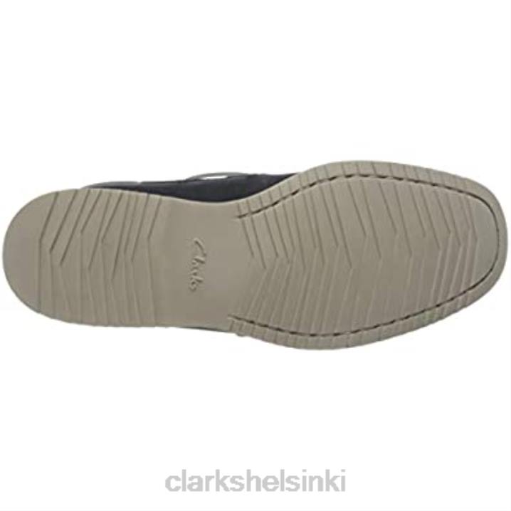 laivastonsininen nubuck clarks miesten noonan pitsillinen venekenkä Clarks miehet 2DHN835 laivaston nubukki