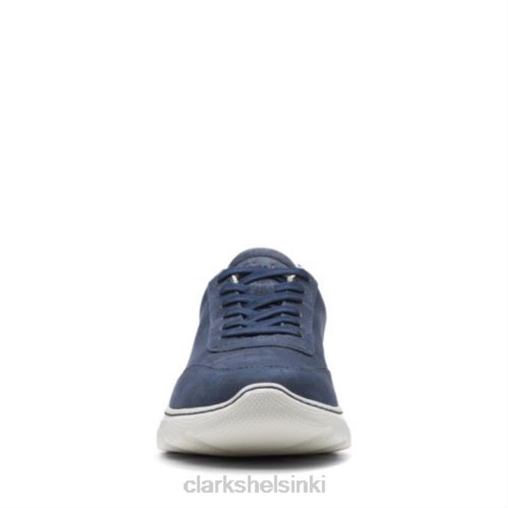 laivastonsininen nubuck sprint litteä pitsi clarks Clarks miehet 2DHN4436 laivaston nubukki