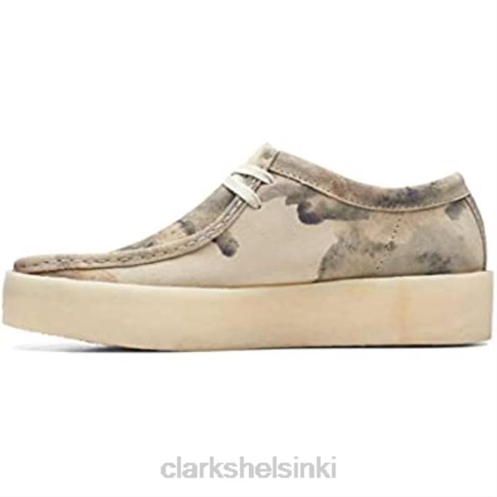 miesten alkuperäinen wallabee cup vietnam (uusi 2022) clarks luonnonvalkoinen camo Clarks miehet 2DHN1159