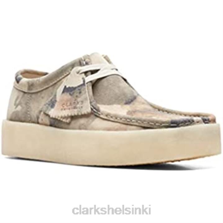 miesten alkuperäinen wallabee cup vietnam (uusi 2022) clarks luonnonvalkoinen camo Clarks miehet 2DHN1159