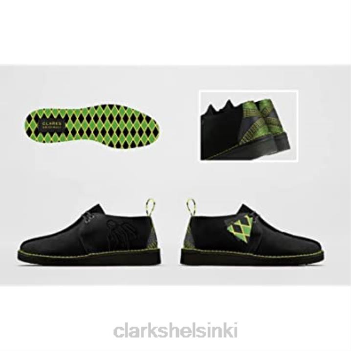 miesten jamaika desert trek musta/multi clarks Clarks miehet 2DHN1781