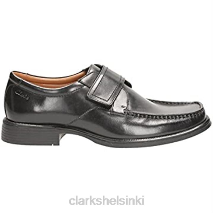 miesten tarranauhat moccasshoes huckley roll musta nahka clarks musta Clarks miehet 2DHN2391 musta
