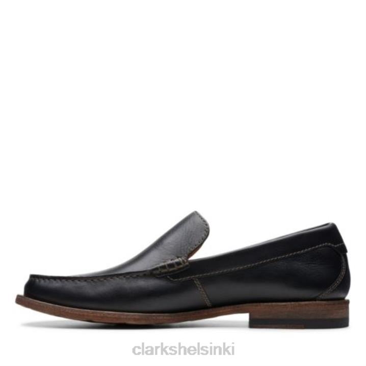 musta nahka clarks pace barnes Clarks miehet 2DHN4507 musta nahka