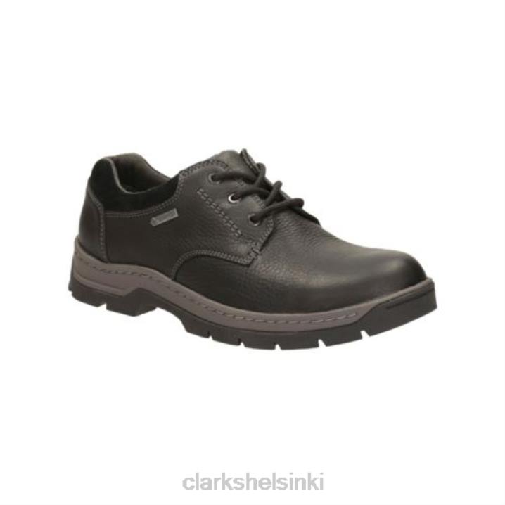 musta nahka clarks stantenwalk gtx Clarks miehet 2DHN4512 musta nahka