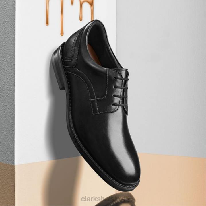 musta nahka clarks un hugh pitsi musta nahka Clarks miehet 2DHN5584 musta nahka